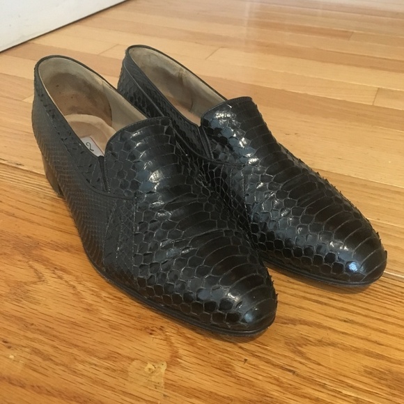 FRATELLI Genuine Snake skin Slip On Loafers main image 6